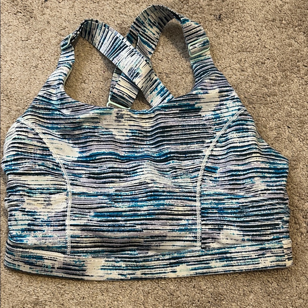 Lululemon Sports Bra Size 4 Mixed Colors/Pattern